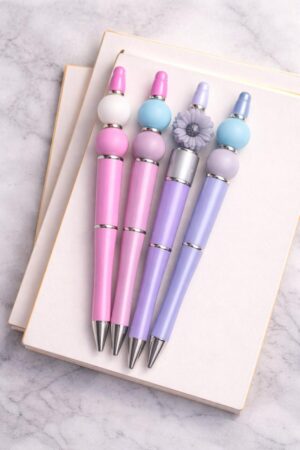 Pastel Bloom Beadable Pen
