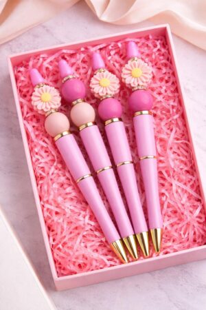 Pink Daisy Dream Beadable Pen