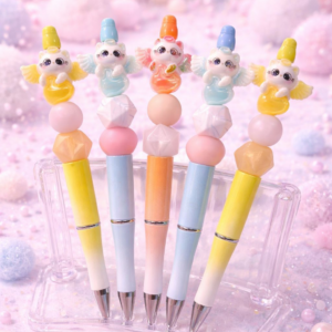 Angel Cat Beadable Pen