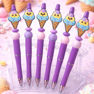 Ice Cream Cone Beadable Pen