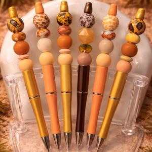Autumn Leopard Beadable Pen