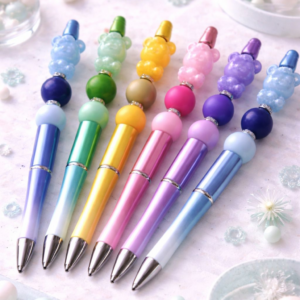 Teddy Bear Beadable Pen